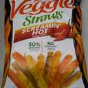 Sensible Portions Garden Veggie Straws, Screamin' Hot, Gluten Free & Non-GMO, 4.25 Ounce (Pack of 12), BB 30 Mar 2026