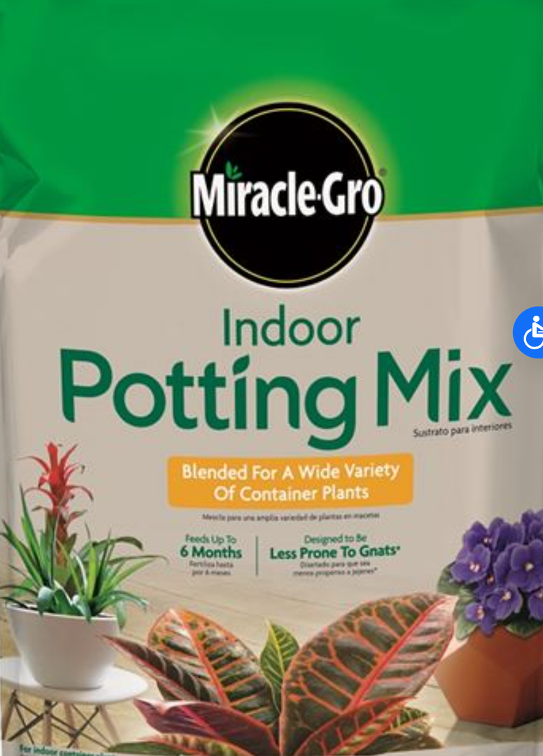 Miracle GRO Indoor Potting Mix 16Qt