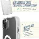 Smartish iPhone 14 Plus Slim Case - Gripmunk Compatible with MagSafe [Lightweight + Protective] Thin Grip Cover - Nothin' to Hide