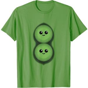 Two Peas In A Pod Pea Costume T-Shirt, L