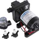 DICMIC 3.0 GPM 12V 55 PSI Revolution Water Pump Compatible with Camper, RV, Shower, Sprayer Replace# 4008-101-A65, 4008-101-E65