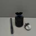 MR.SIGA Toilet Bowl Brush and Holder, Premium Quality, with Solid Handle and Durable Bristles for Bathroom Cleaning, Black, 1 Pack (One Size)