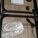 CloudTrip Plus XL Adjustable Laptop Desk with Light, USB Port, iPad Holder, Drawer Storage - Larger 23.6IN Adjustable Lap Desk for Bed, Home Office, Breakfast Tray, Fordable Legs Desk (Black)