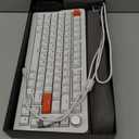 DrunkDeer A75 Pro Rapid Trigger Mechanical Gaming Keyboard Silent Magnetic Switch Adjustable Actuation PBT Keycap Cherry Profile RGB 75% 82Keys ANSI Wired with Knob,White