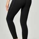 Heathyoga Leggings with Pockets for Women Tummy Control High Waisted Yoga Pants Women Compression Workout Leggings (Black)