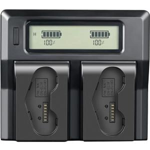 DSTE Replacement for Dual Battery Charger Compatible with Nikon EN-EL18 Battery, D4, D4S, D5, D6, Z9 Camera