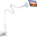 Magnetic Gooseneck Phone Holder Mount for iPhone 17/16/15/14/13/12 - Magnetic Stand Tabletop Clamp 360Rotation Adjustable for Office/Home Compatible with iPhone 17 16 15 14 13 12 Mini Plus Pro Max