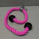 DkOvn Tricep Rope, 27 Inches Cable Machine Attachment, Pull Down Attachments with Carabiner, for Gym Home Workout Exercise