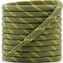 2 x DELELE Round Work Boot Laces: Heavy Duty Hiking Shoe Laces for Boots 2 Pair