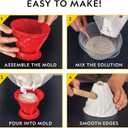 National Geographic Ultimate Volcano Kit  Erupting Volcano Science Kit for Kids, 3X More Eruptions, Pop Crystals Create Exciting Sounds, STEM Science & Educational Toys (Amazon Exclusive) (One Size)