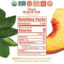 Nixie Sparkling Water Organic Peach Black Tea Sparkling Water 8 Pack, 12 FZ (EXP 09/18/26)