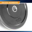 Steelbody Olympic Rubber Bumper Weight Plate - 10 lb. Workout Weights