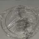 27.5" Coastal Glass Table Lamp Set of 2, 3-way Dimmable Full Touch Control Beach Lamp with USB A+C Port, Glass Nautical Bedside Lamp with White Shade for Living Room Bedroom(LED Bulbs Included) (1)