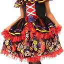 Rubies Girls Opus Collection Day of the Dead Girl Costume (Large, As Shown)