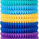Standard Cupcake Liners Muffin Wrappers Rainbow Bright Baking Cups Paper, 400 Pack