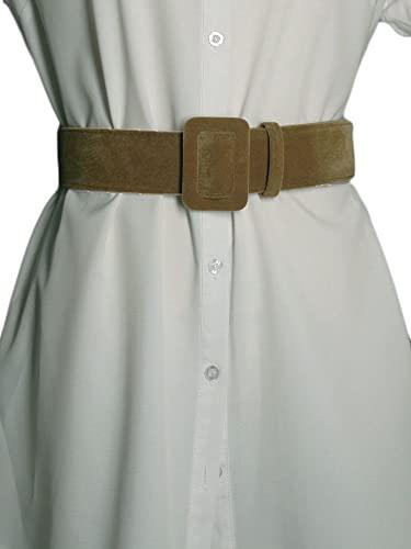 LANOBA Women Velvet Wide Waist Belt Cinch Corset Waistband Vintage High Waist Belts for Dress, 1.97 inch Width 42 inch Length(Black) LANOBA Women Velvet Wide Waist Belt Cinch Corset Waistband Vintage High Waist Belts for Dress, 1.97 inch Width 42 inch Length(Black)