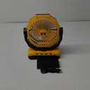 24000mAh Detachable Battery Camping Fan - 3-in-1 Portable Camping Fans with LED & Remote - 4 Speeds Battery Operated Outdoor Fan for Tent,Office,Jobsite,Workshop,Travel