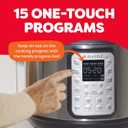 Instant Pot Duo Plus 9-in-1 Multicooker, Pressure Cooker, Slow Cook, Rice Maker, Steamer, Saut, Yogurt, Warmer & Sterilizer, Includes App with Over 800 Recipes, Stainless Steel, 6 Quarts