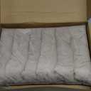 Havawish Large Dining Room Chair Seat Covers with Armrest Dining Chair Slip Covers Protectors(6 Pcs,Taupe)