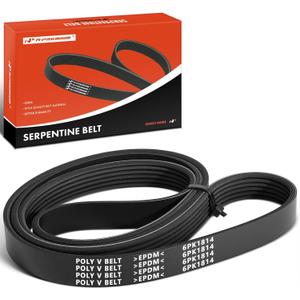 A-Premium 71.42 In Serpentine Drive Belt Fit For Chevrolet & GMC & Cadillac - Silverado 1500 2014-2018, Suburban/Tahoe 2015-2020, Sierra 1500 2014-2018, Yukon/Yukon XL/Escalade/Escalade ESV 2015-2020