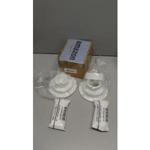 Plumbing Vent Kit with Screen, 2 Pack, Camper Vent Cap Replacement, RV Sewer Vent Cap, White Plumbing Vent Kit with Screen, 2 Pack, Camper Vent Cap Replacement, RV Sewer Vent Cap, White
