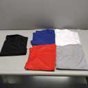 Phedrew 5 Pack Boys Youth Kids Mesh Athletic Quick Dry Tank Top Sleeveless T Shirts Moisture Wicking Tank Tops (11-12 Years, Black,grey,white,blue,red)