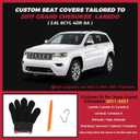 FREESOO Custom Leather Car Seat Covers for Jeep Grand Cherokee 2011-2021