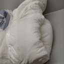 Bedsure California King Size Comforter Set, White Soft Prewashed Bedding for All Seasons, 3 Pieces GentleSoft Down Alternative Bed Set, 1 Lightweight Comforter (104"x96") and 2 Pillowcases (20"x36")