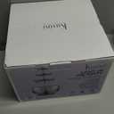 Kusini Drink Fountain for Parties - 1.5 Gal, 3 Tier Punch Bowl Drink Tower, LED Base, 4 Reusable Cups - Drink Dispenser Machine for, Juice, Punch, Pani Puri Fountain for Party Hosting Supplies