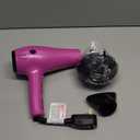 Conair Hair Dryer with Retractable Cord, 1875W Blow Dryer, 3 Heat Settings, 2 Speeds, Blow Dryer with Diffuser and Concentrator Attachments, Ionic + Tourmaline Technology, Pink