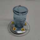 Mason Jar Hummingbird Feeder, Glass Hummingbird Feeders for Outdoors, 5 Feeding Stations