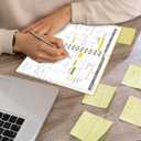 4 x Ymumuda Academic Planner 2026, Daily Weekly and Monthly Calendar Planner (Jan.2026-Dec.2026),8.4"6.3", Hardcover Notebook Teacher Supplies, Premium Thick Paper, Planners for School Work Office