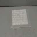 Qilery 32 Sheets 1 Inch Letter and Number Stickers Self Adhesive Vinyl Letters Alphabet Stickers Big Font Letters Number Tags for School Classroom Home Mailbox Decor (White)