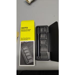 HOTO 25-in-1 ADV Mini Electric Screwdriver, Precision Screwdriver Set with LED & Dual Torque, Professional Repair Tools for Technicians, Engineers & DIY Electronics