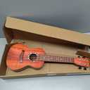 Raimy Kids Guitar Ukulele - 21in Ukulele Guitar Toys for Kids Ages 3 4 5 6 7+ Year Old Boys Girls Simulated Sound Quality Music Instruments Learning Education (Brown) (Rosewood)