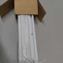 Curtain Track, Ceiling Curtain Track for Room Divider, Ceiling Mount Rail Set with Roller Hooks, White, 9ft - 12ft