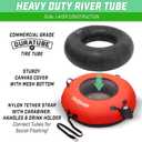GoSports 44 Inch Heavy-Duty River Tube with Premium Canvas Cover - Commercial Grade River Tube - Stars & Stripes