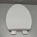 1M Family Toilet Seat, Patented Slow Close & Quick Releasing Technology, Anti-Wiggling, Easy to Install and Clean, Standard Elongated with Adult Seat Only (1 Piece)