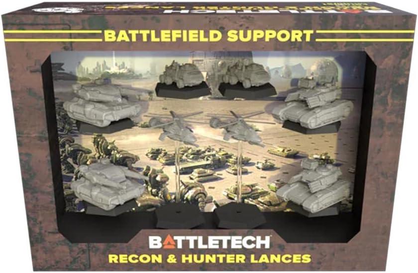 Catalyst Game Labs BattleTech: Battlefield Support - Recon & Hunter Lances | Strategy Board Game | for 2+ Players | Ages 14+ | for Use in Classic BattleTech Tabletop and Alpha Strike Games