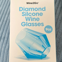 Wine2Go Diamond Silicone Wine Glasses 9oz