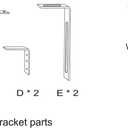 2 x 2 Pack Metal Adjustable Brackets for Window Boxes Heavy Duty Iron Bracket for Deck Railing Planters Box - Grey (Gray)