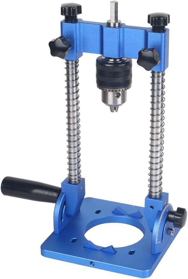 Portable Drill Guide, Angle Drill Jig for Straight Holes, Precision Press Adapter for Woodworking DIY (Full Size)