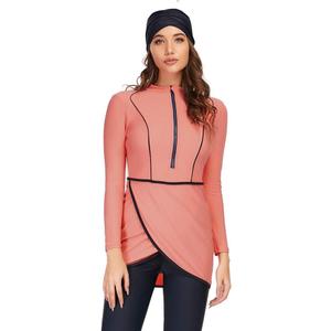 2024 Women Modest Muslim Swimwear Patchwork Hijab Sport Long Sleeves Swimsuit 3pcs Islamic Burkinis Wear Bathing Suit (Small, Pink) 2024 Women Modest Muslim Swimwear Patchwork Hijab Sport Long Sleeves Swimsuit 3pcs Islamic Burkinis Wear Bathing Suit (Small, Pink)