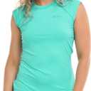 Women's Raglan Cap Cozy Honey Short Sleeve Rashguard 50+ Uv Protection Skin Guard (X-Large, Exuma)