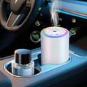 Essential Oil Diffuser, Battery Operated Waterless Diffuser, Spill-Proof for Cars & Travel, Smart Timer, Long-Lasting Scent Mist,Ideal Gifts for Women Men with Auto Aromatherapy Control, Lavender