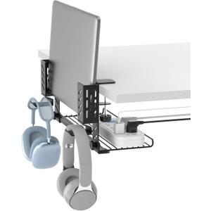 KDD Wall Organizer Peg Board - 7 in 1 Gaming Pegboard Accessories with RGB Led Strip Lights,Pegboard Combination Kit with Phone Stand/Pen Holder/Storage Box/Headset & Controller Holder/Hooks