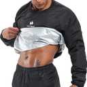 HOTSUIT Men Sauna Suit Sweat Suits Durable Gym Exercise Workout Jacket Large