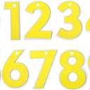 RAYNAG 10 Pieces Imitation Flipping Sugar Numbers 0-9 Engineering Car Cake Decoration Ornament Excavator Crane Tower Car Birthday Cake Topper