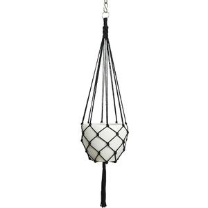 Woven Planter Hanger 40IN Black