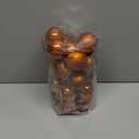 2.36" Brownish Orange Christmas Balls Ornaments 25 Pcs Shatterproof Christmas Ornaments Set Halloween Balls Ornament Brownish Orange Ornament for Xmas Tree Holiday Party